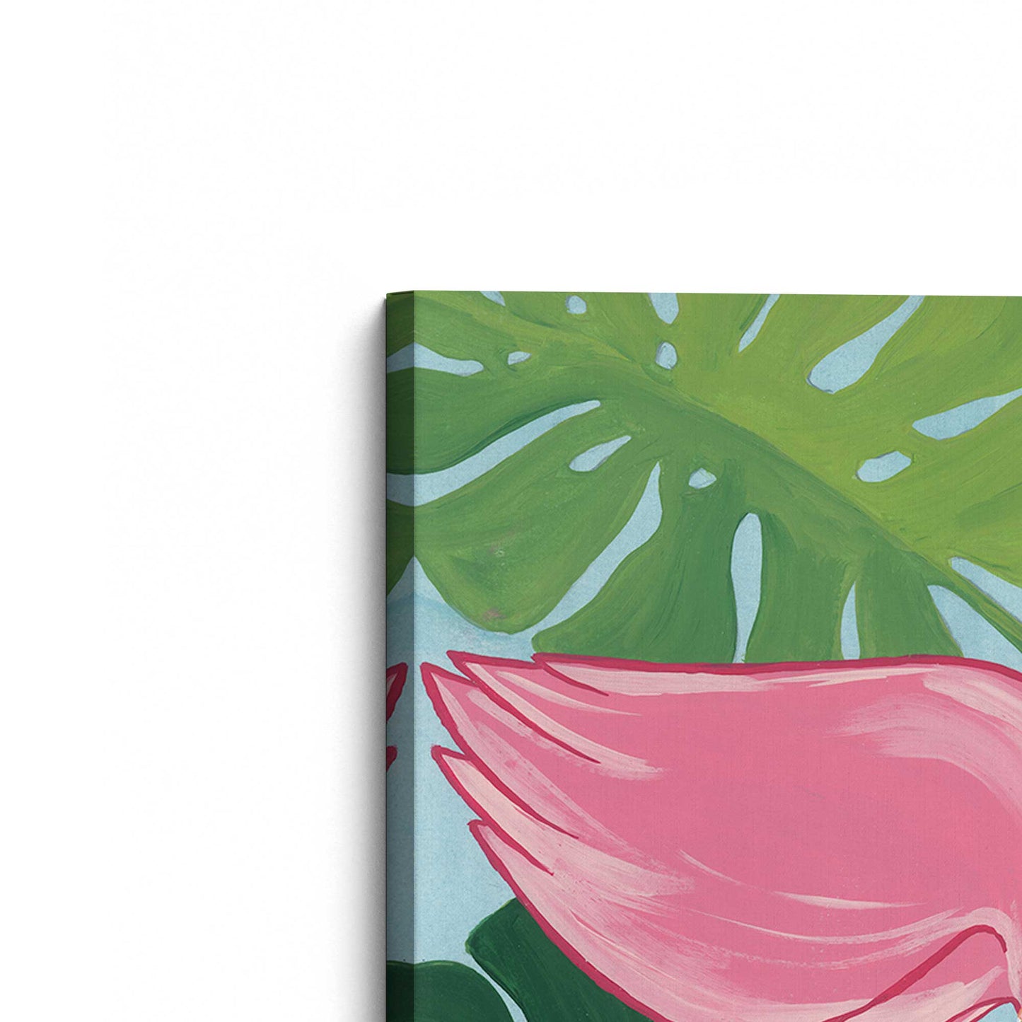 [Color:Stretched Canvas], Picture of the corner of the art