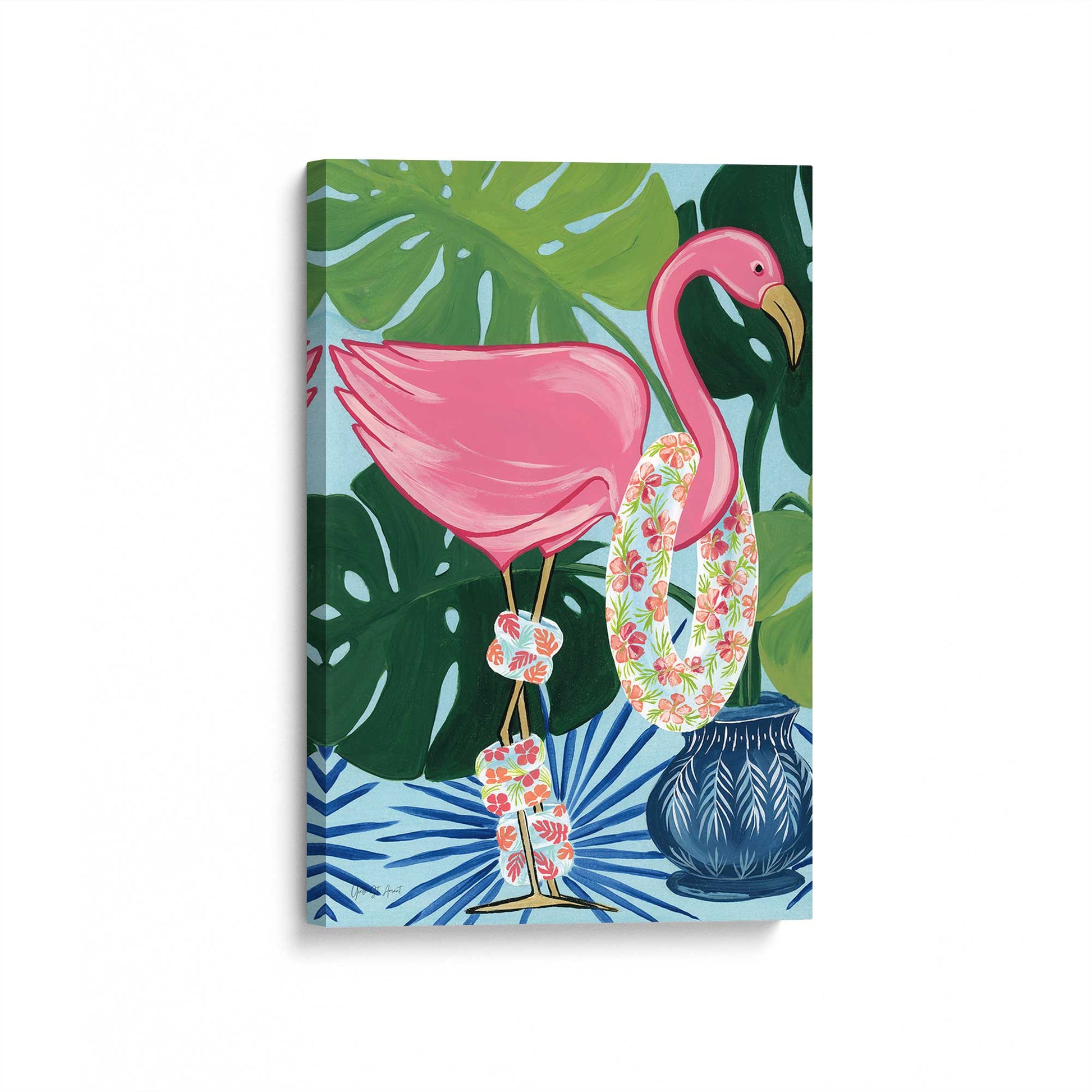 [Color:Stretched Canvas], Picture of art at an angle