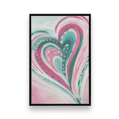 [Color:Satin Black], Picture of art in a Satin Black frame