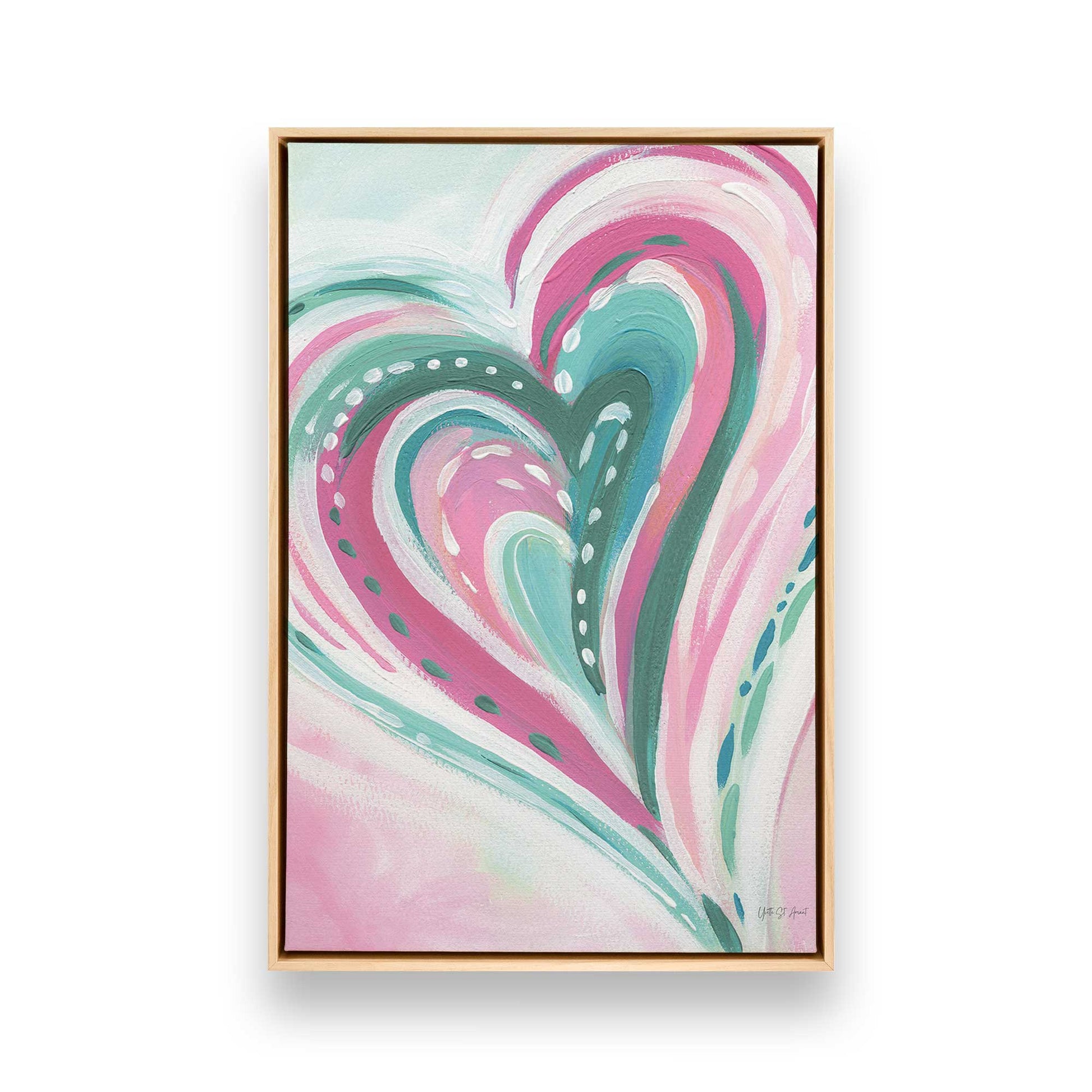 [Color:American Maple], Picture of art in a American Maple frame