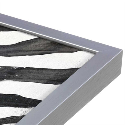 [Color:Polished Chrome], Picture of art in a Polished Chrome frame at an angle