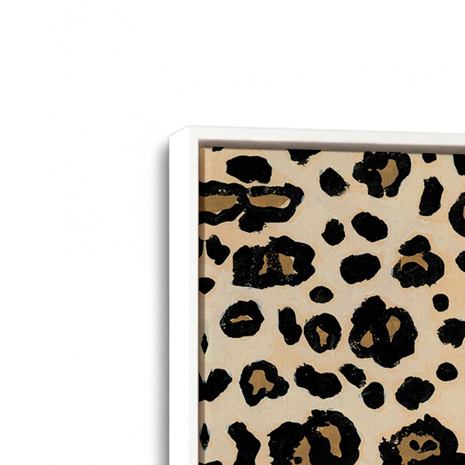 [Color:Opaque White], Picture of art in a White frame at an angle