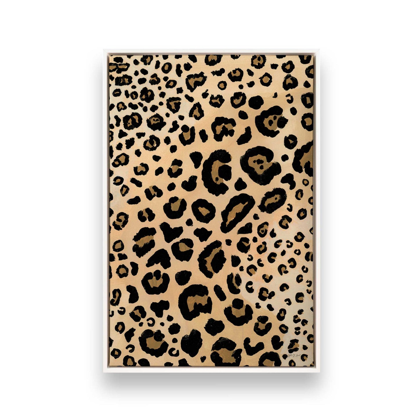 [Color:Opaque White], Picture of art in a White frame