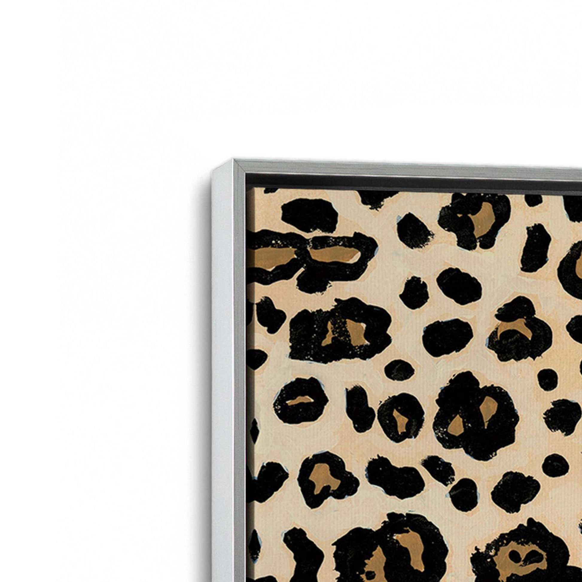 [Color:Polished Chrome], Picture of art in a Polished Chrome frame at an angle