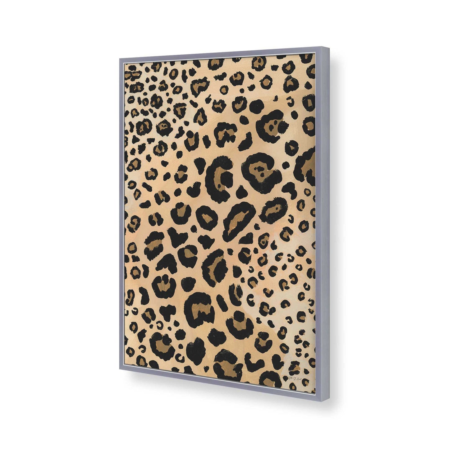 [Color:Polished Chrome], Picture of art in a Polished Chrome frame of the corner