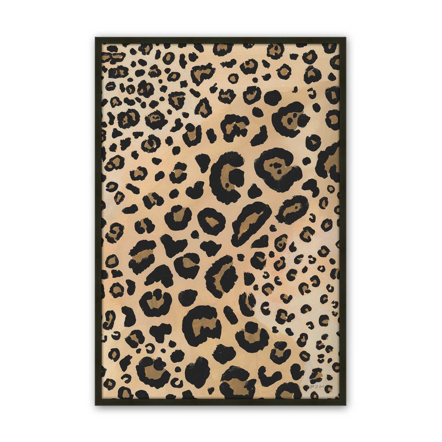 [Color:Satin Black], Picture of art in a Satin Black frame