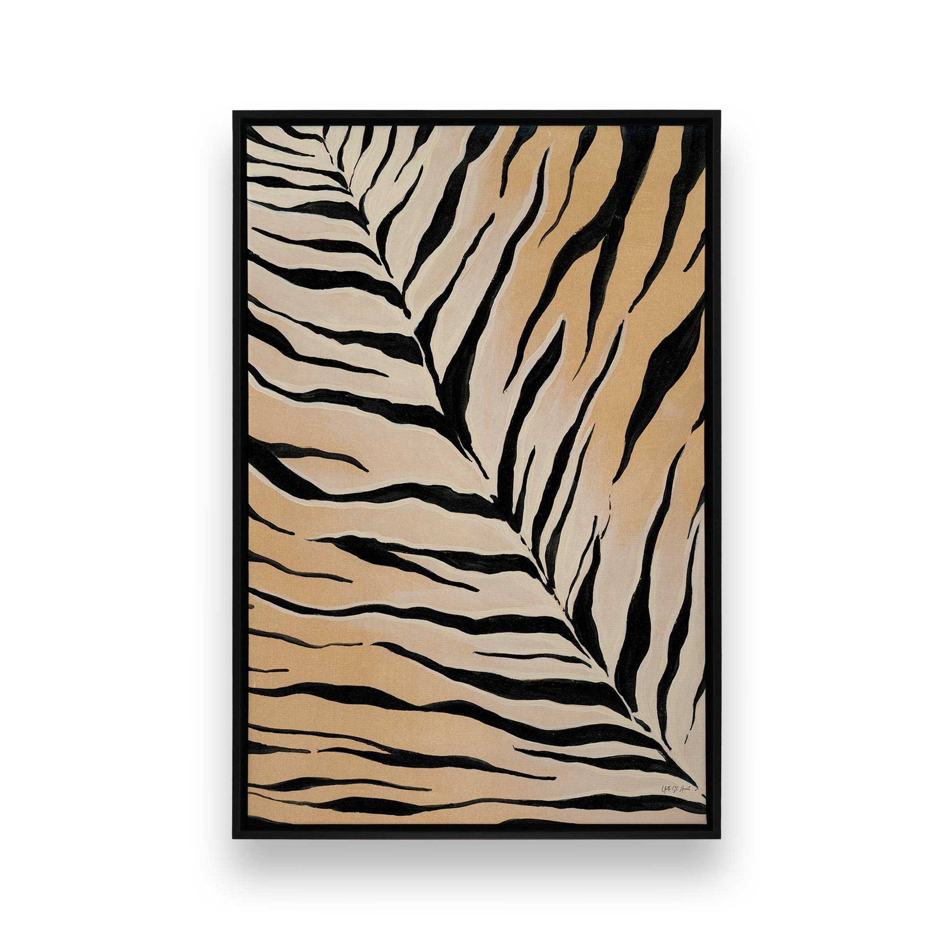 [Color:Satin Black], Picture of art in a Satin Black frame