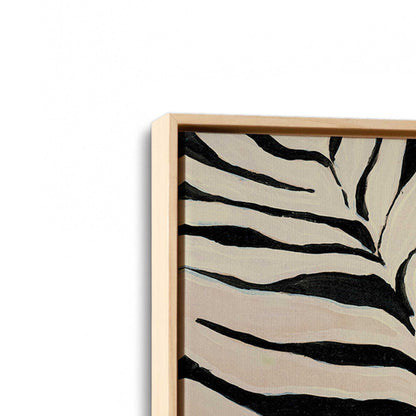 [Color:American Maple], Picture of art in a American Maple frame at an angle