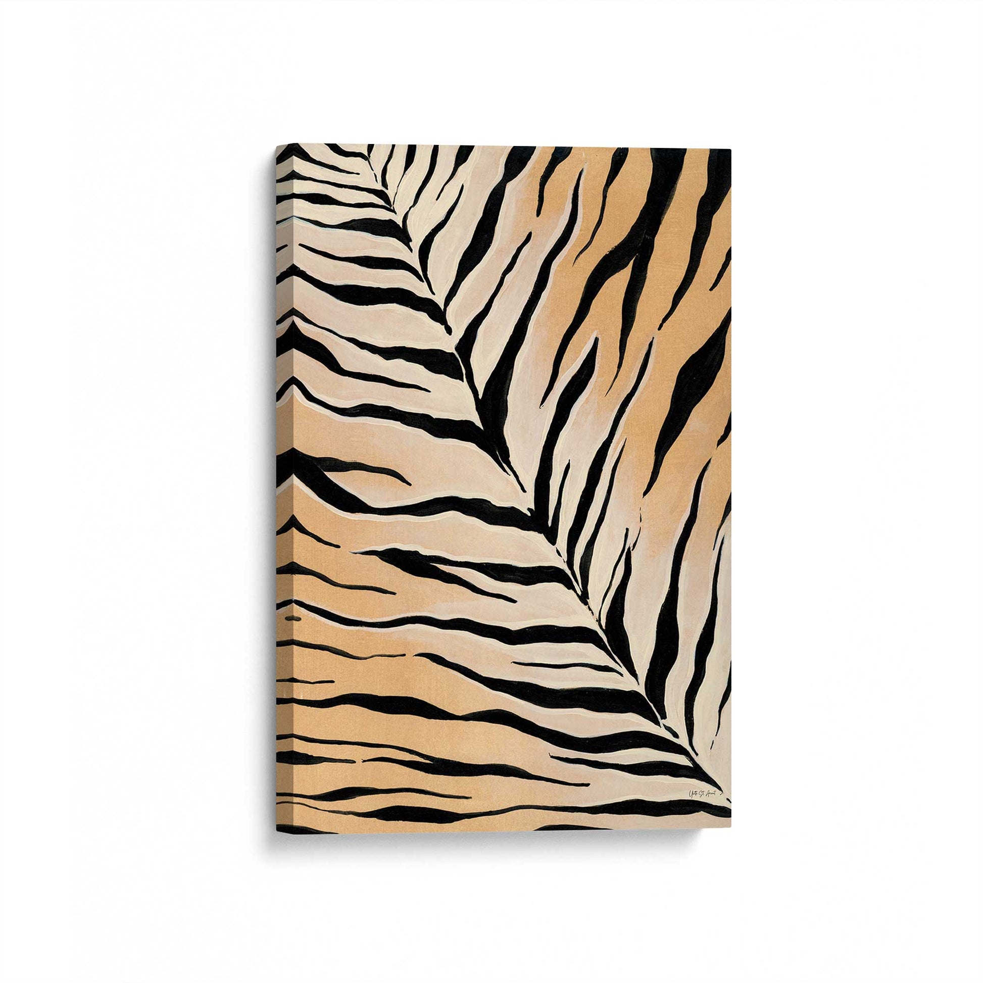 [Color:Stretched Canvas], Picture of art at an angle