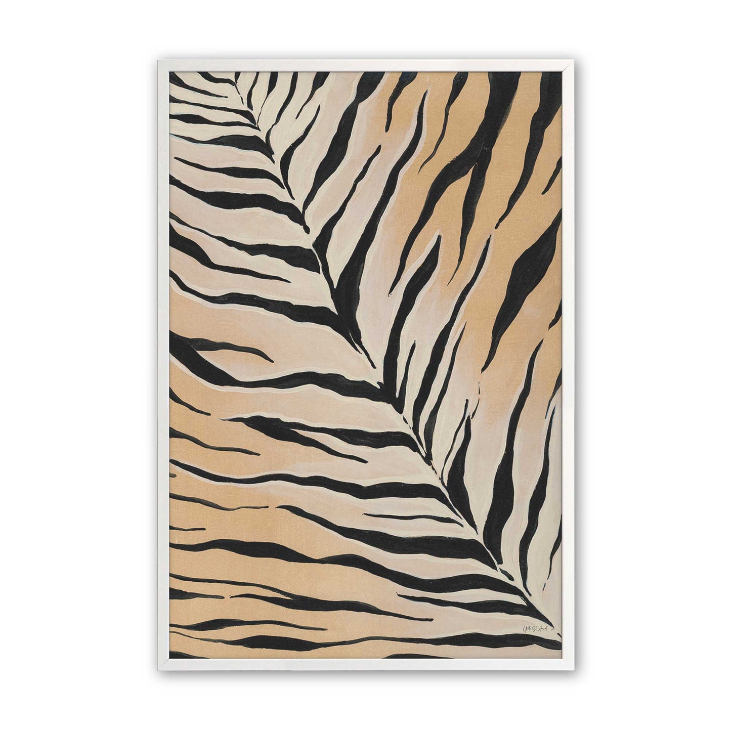 [Color:Opaque White], Picture of art in a Opaque White frame