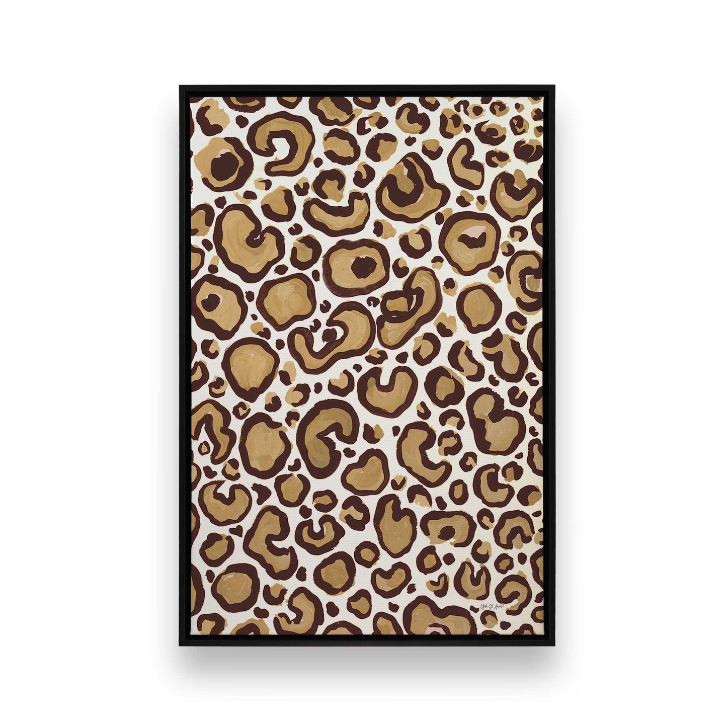 [Color:Satin Black], Picture of art in a Satin Black frame