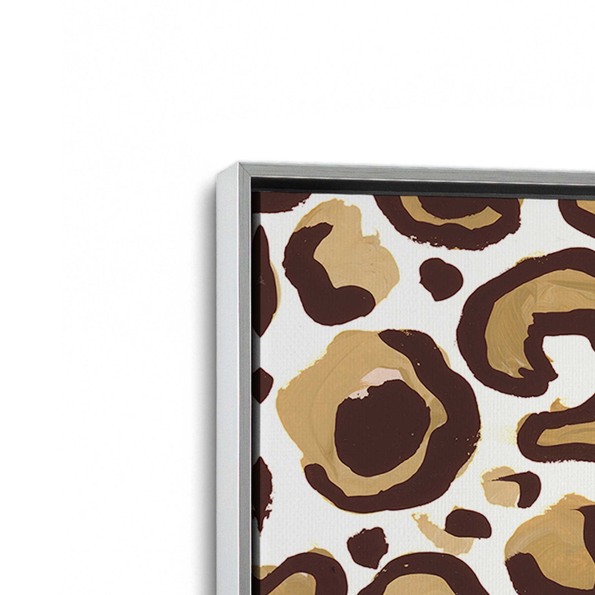 [Color:Polished Chrome], Picture of art in a Polished Chrome frame at an angle