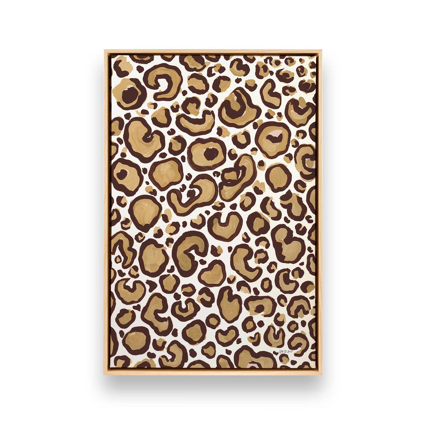 [Color:American Maple], Picture of art in a American Maple frame