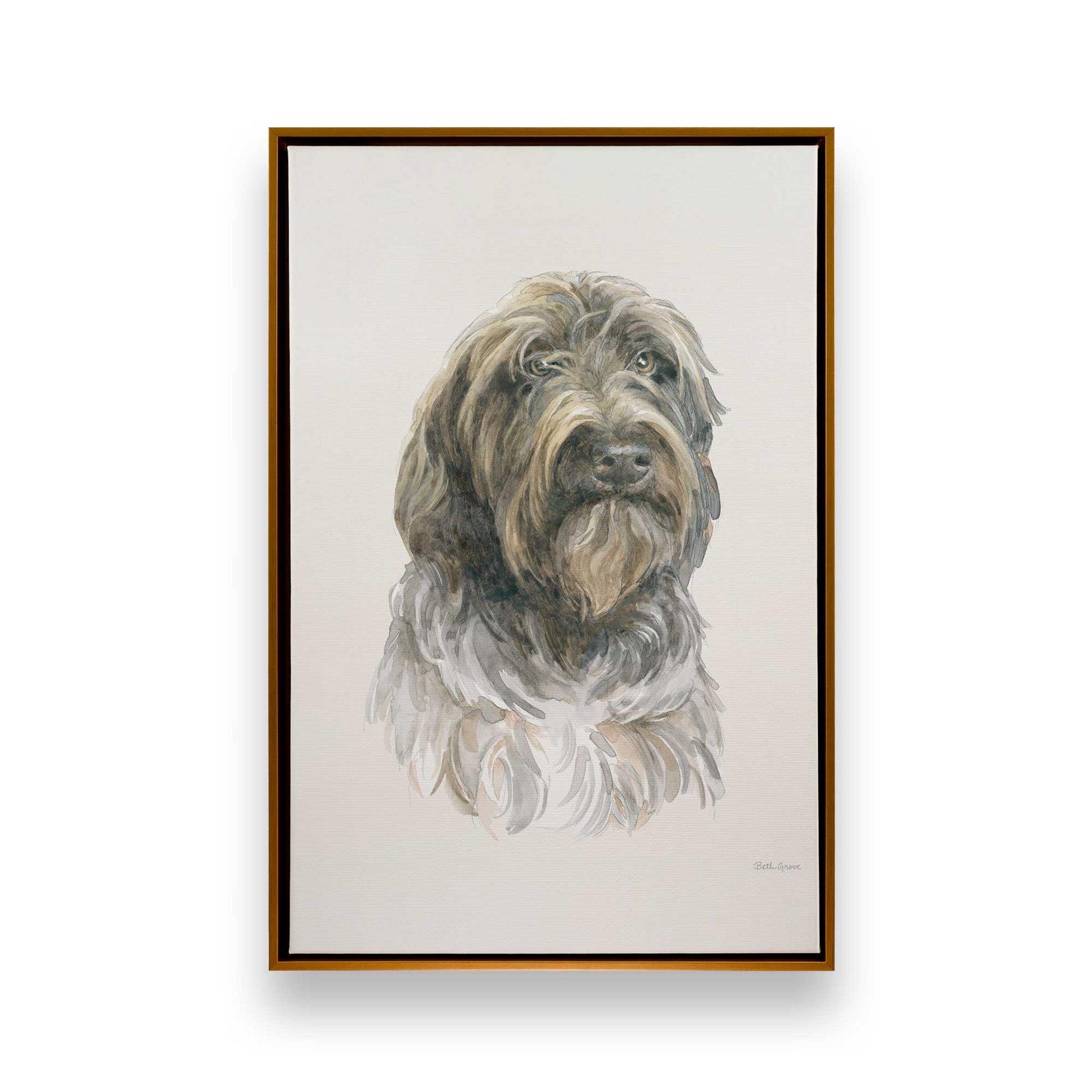 [Color:Polished Gold], Picture of art in a Polished Gold frame