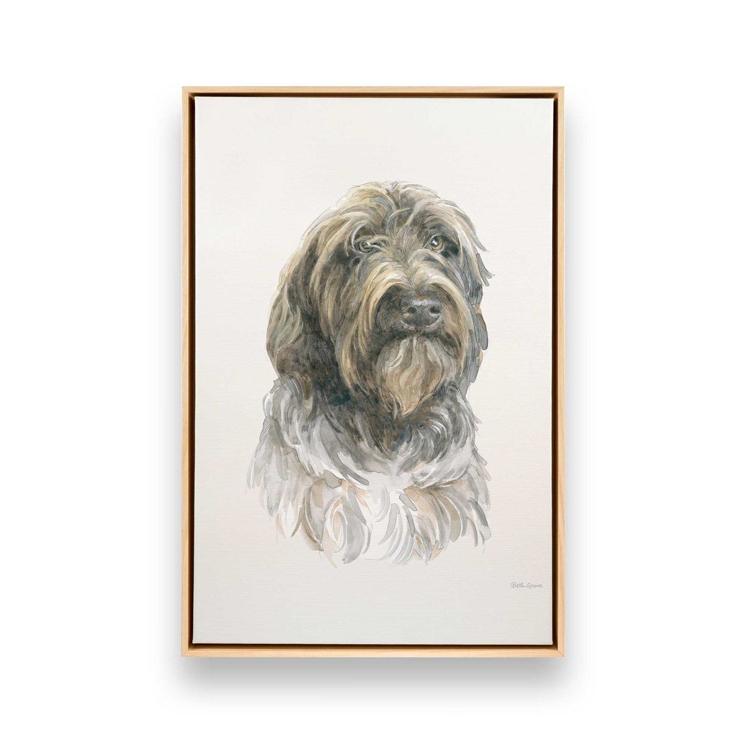 [Color:American Maple], Picture of art in a American Maple frame