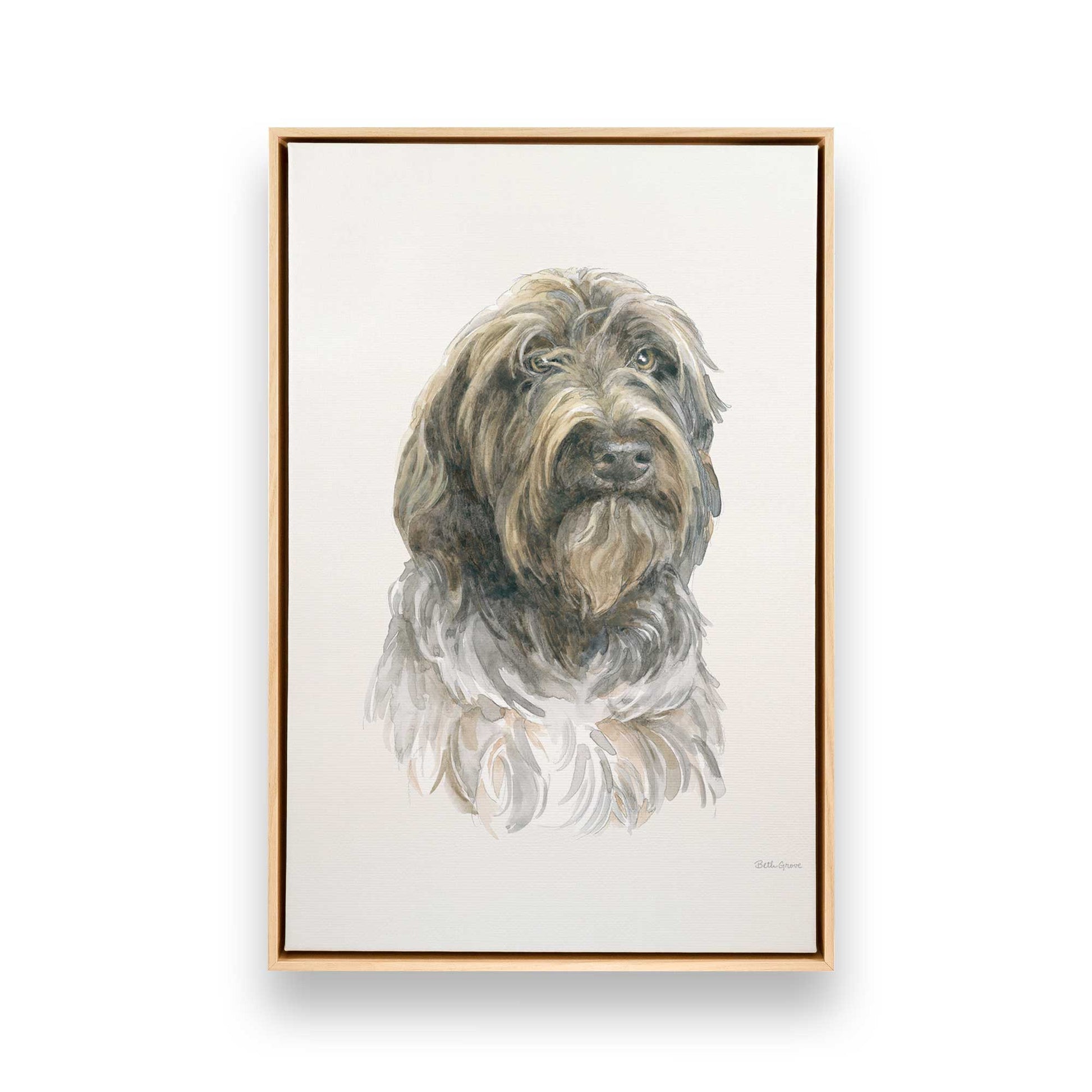 [Color:American Maple], Picture of art in a American Maple frame