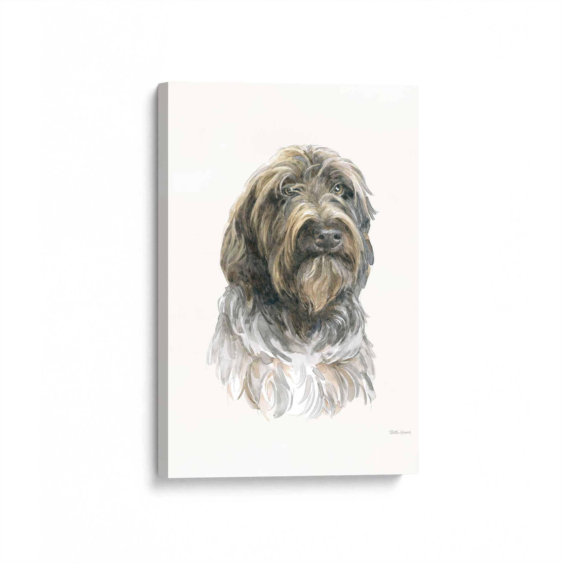 [Color:Stretched Canvas], Picture of art at an angle