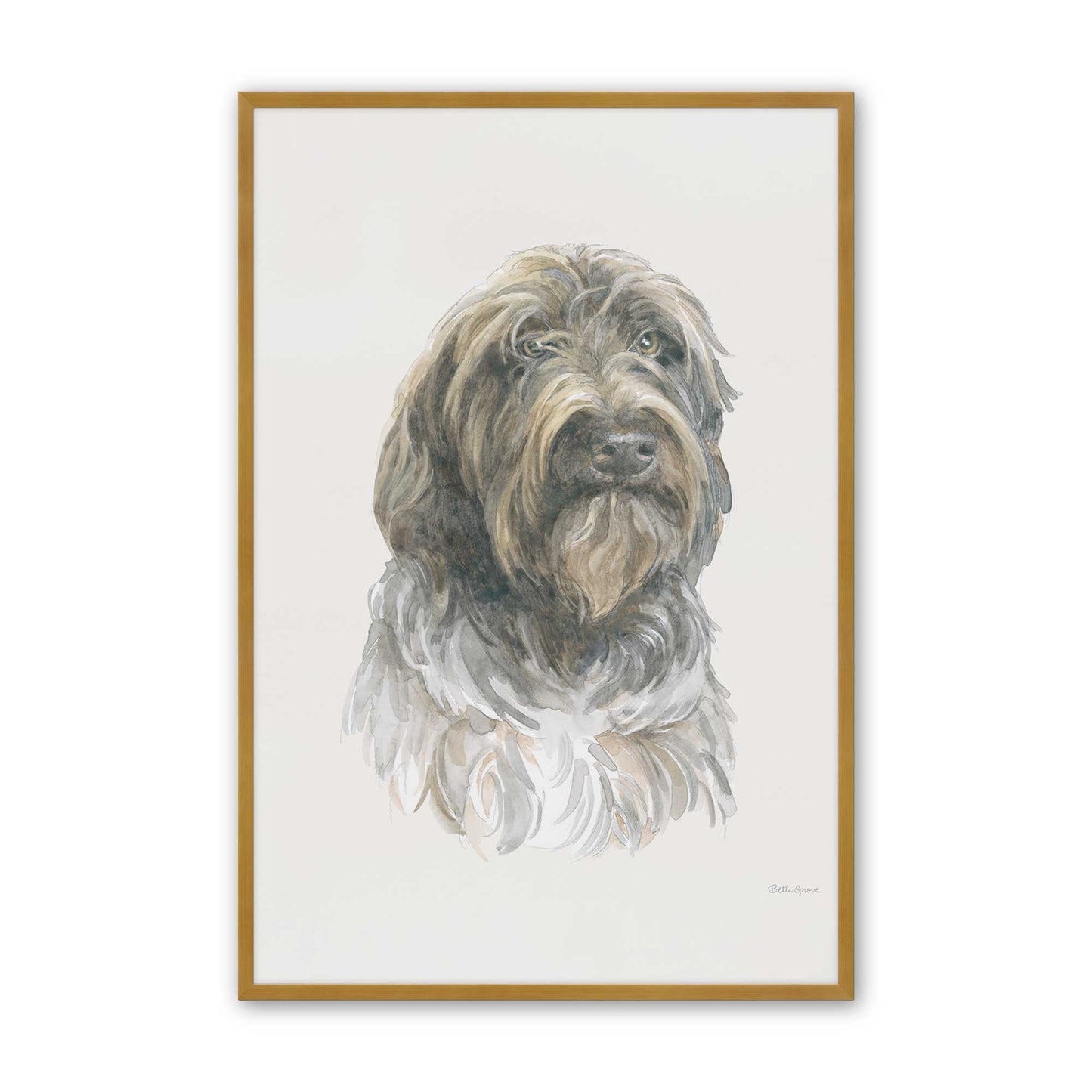 [Color:Polished Gold], Picture of art in a Polished Gold frame