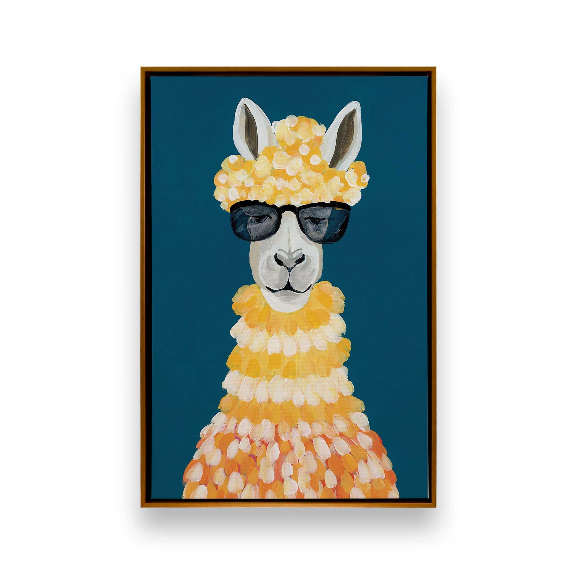 [Color:Polished Gold], Picture of art in a Polished Gold frame