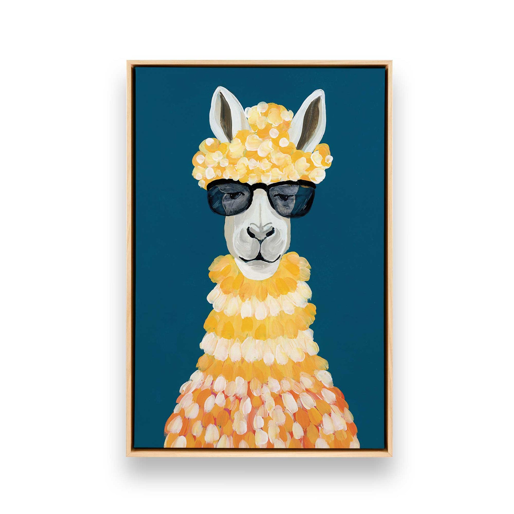 [Color:American Maple], Picture of art in a American Maple frame