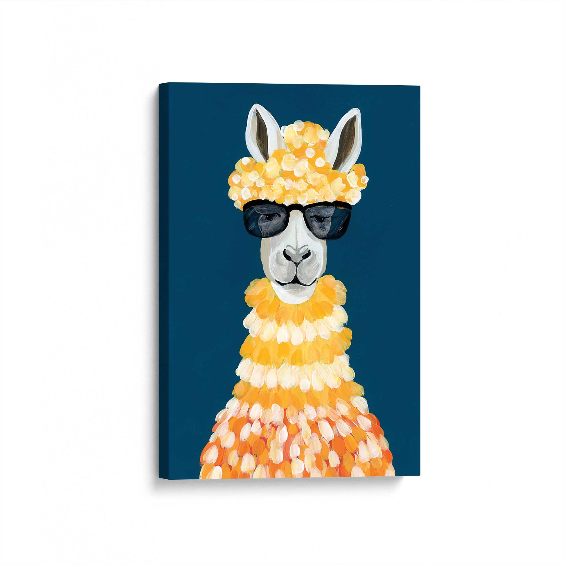 [Color:Stretched Canvas], Picture of art at an angle