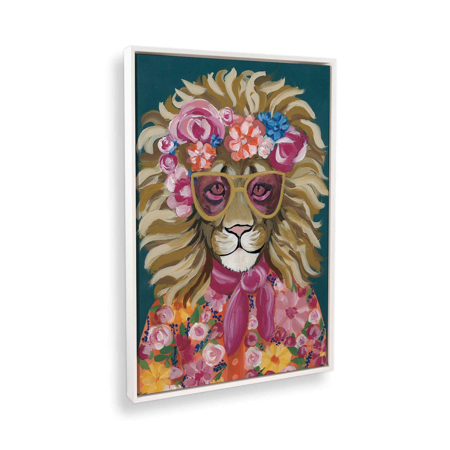 [Color:Opaque White], Picture of the corner of the art
