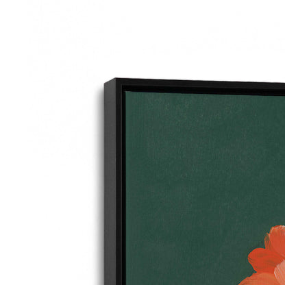 [Color:Satin Black], Picture of art in a Satin Black frame at an angle