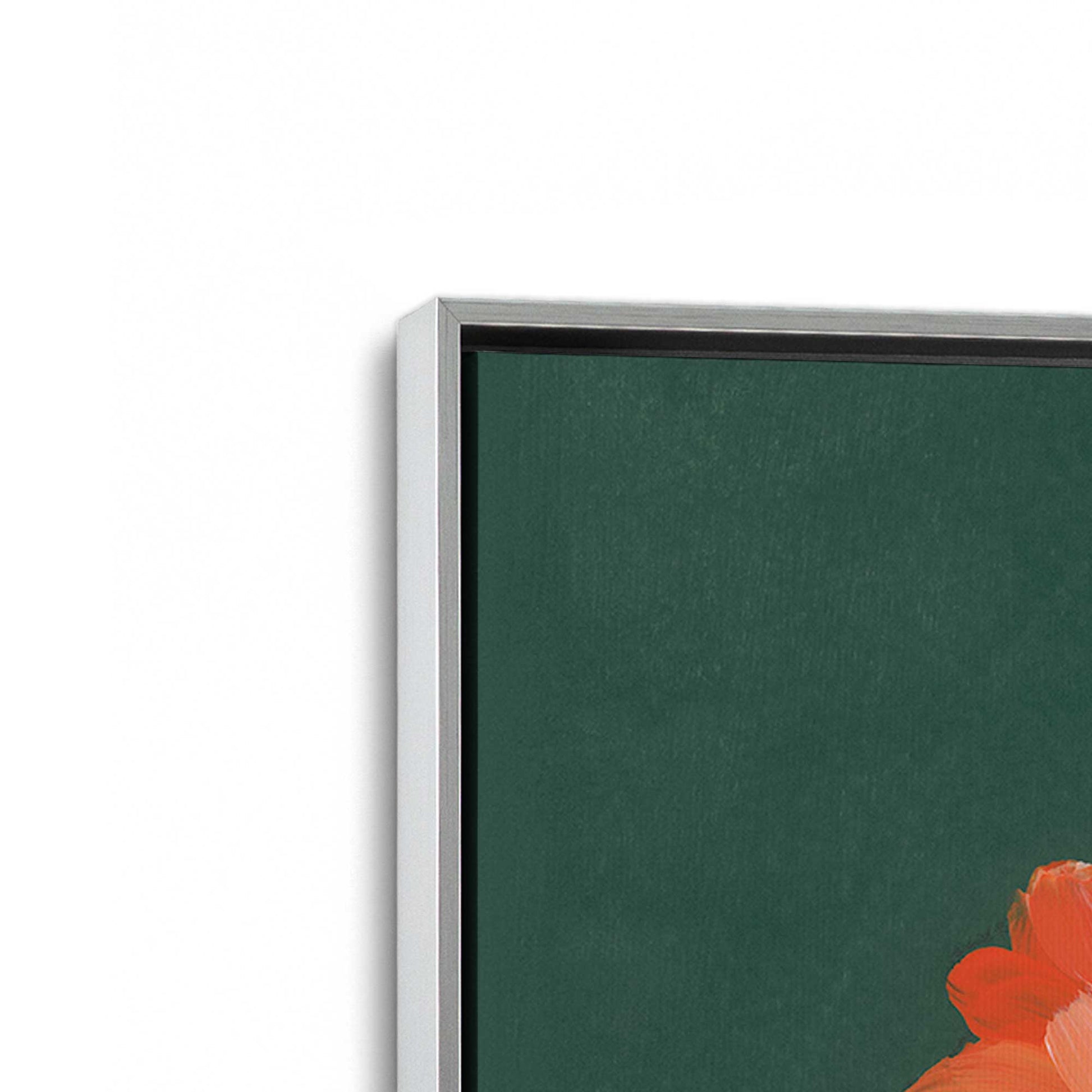 [Color:Polished Chrome], Picture of art in a Polished Chrome frame at an angle