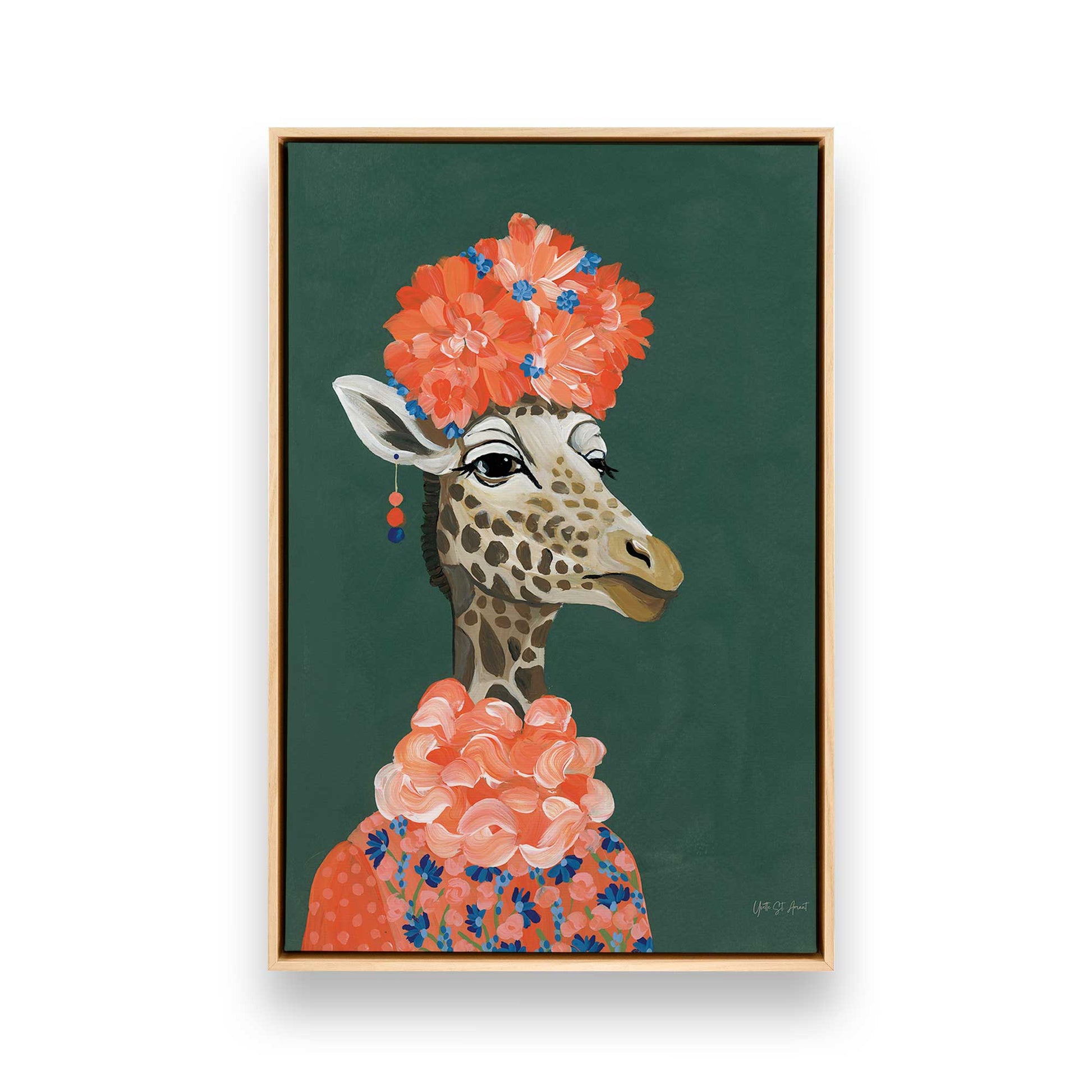 [Color:American Maple], Picture of art in a American Maple frame