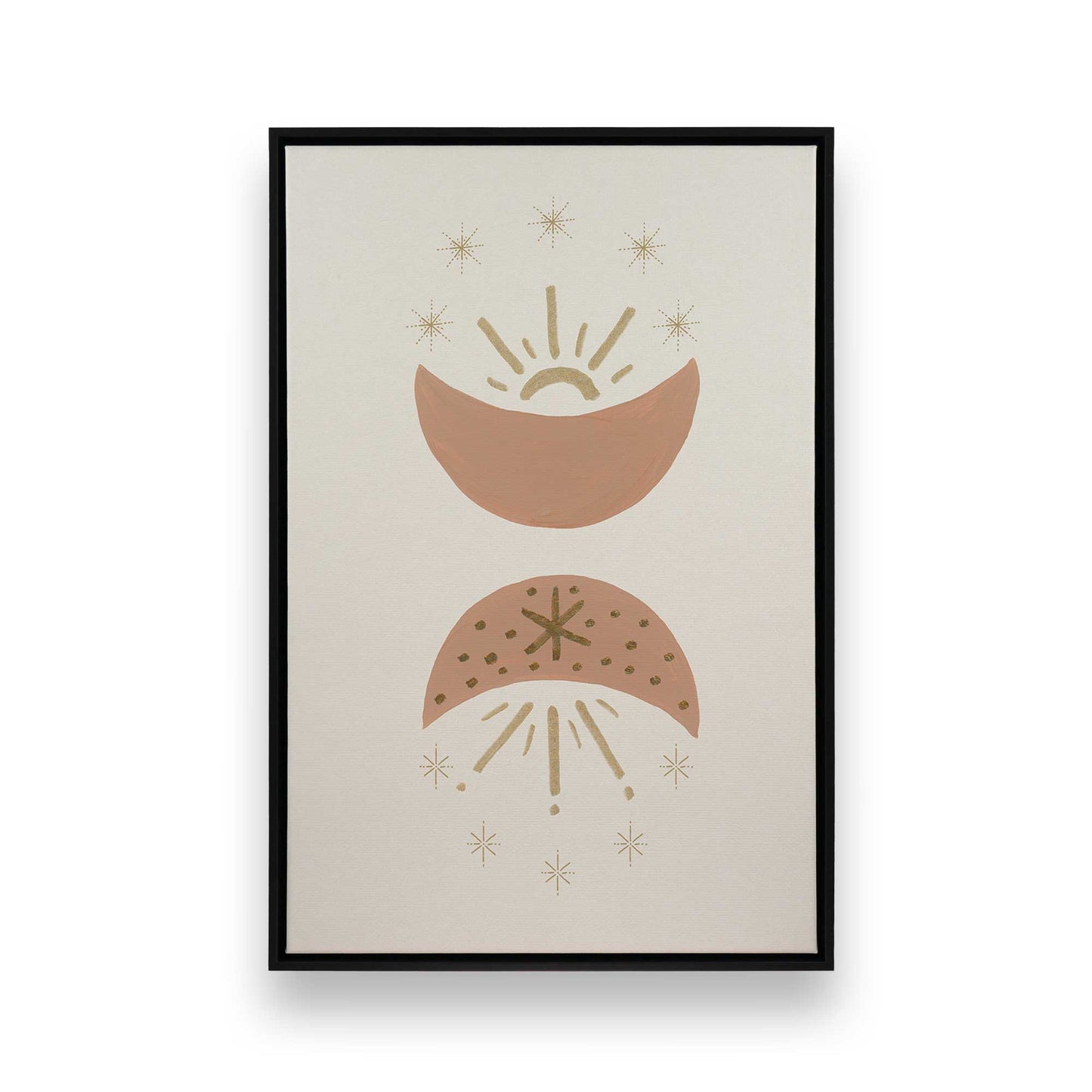 [Color:Satin Black], Picture of art in a Satin Black frame