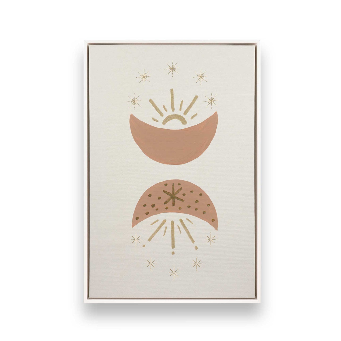 [Color:Opaque White], Picture of art in a White frame
