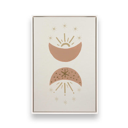 [Color:Opaque White], Picture of art in a White frame