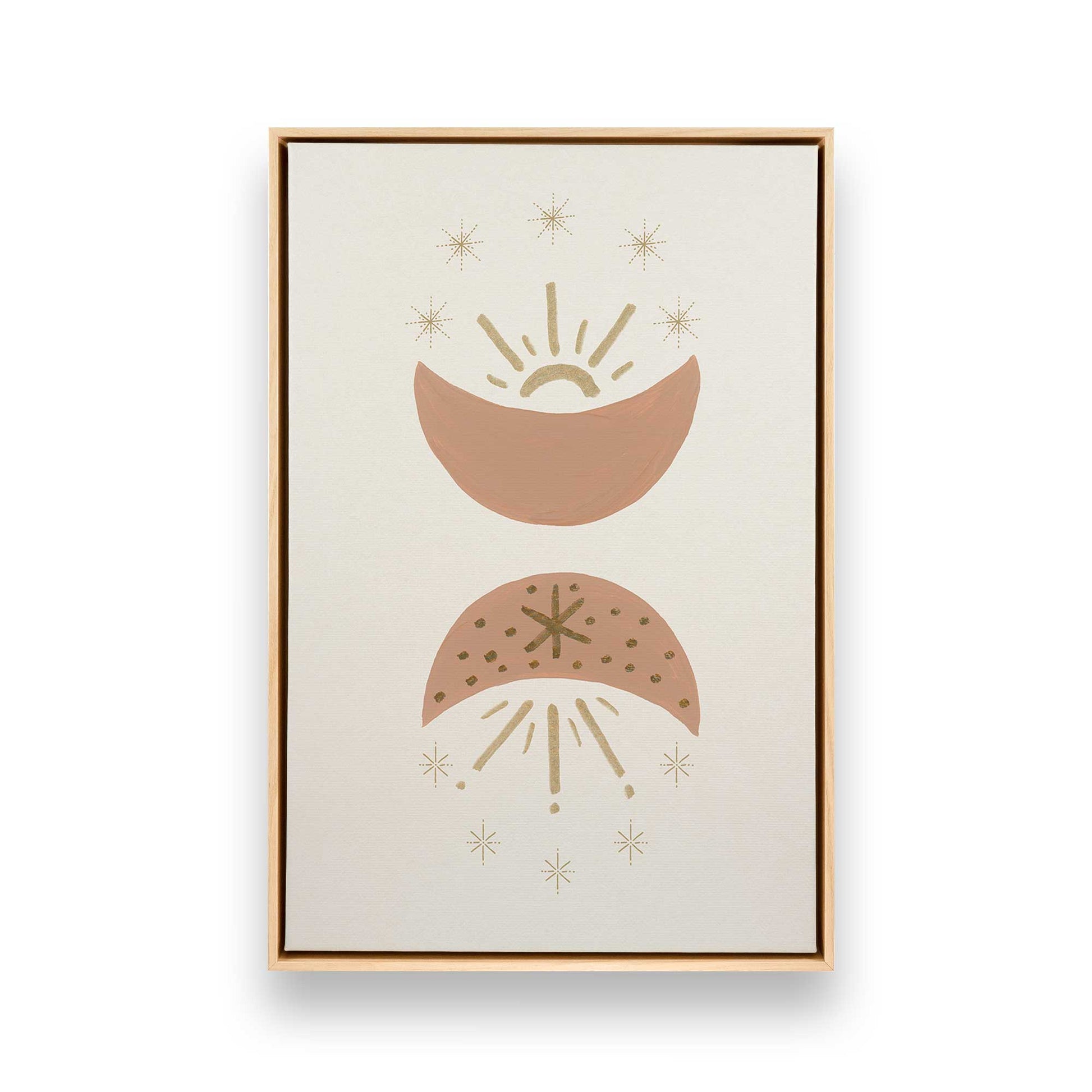 [Color:American Maple], Picture of art in a American Maple frame