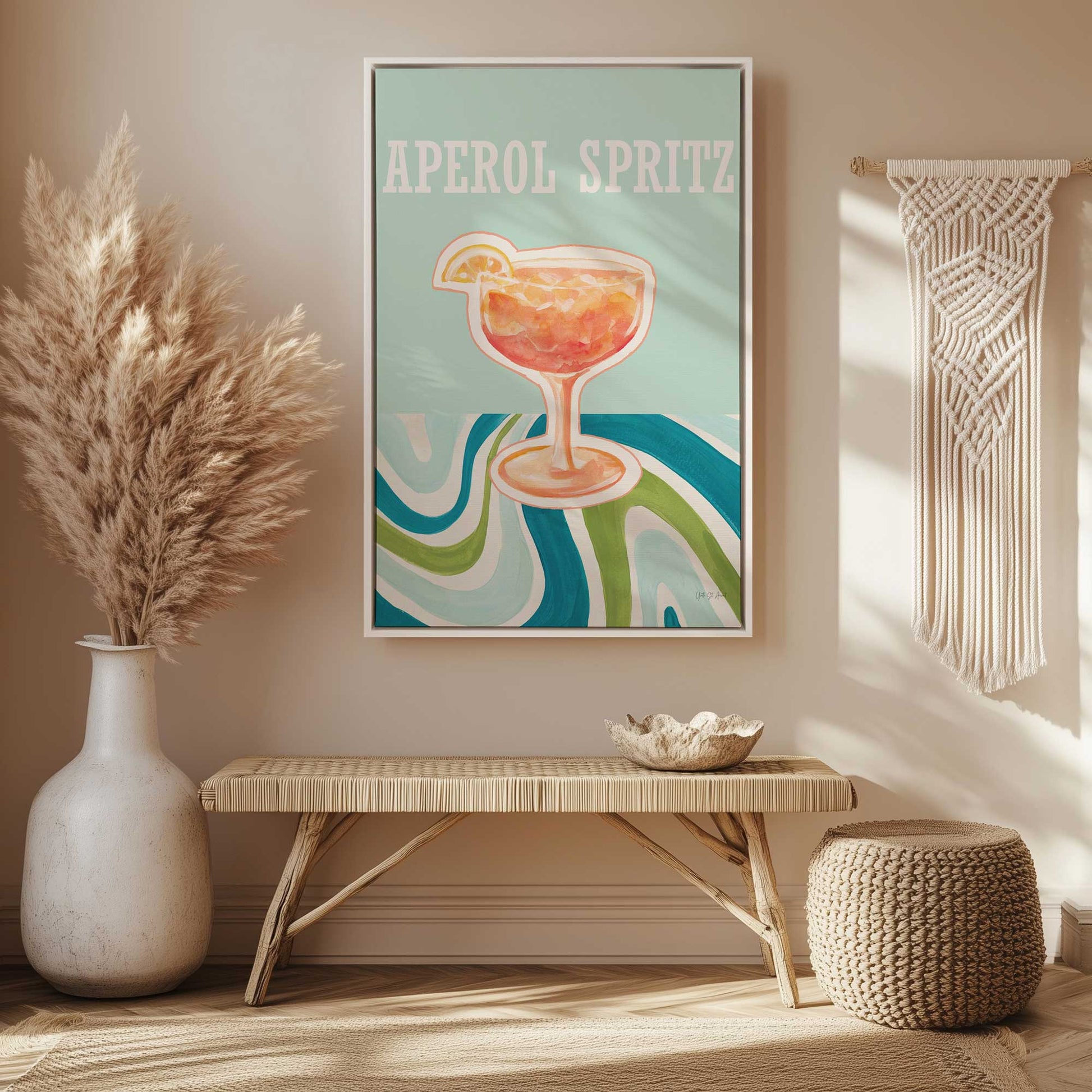 Picture of art in a room