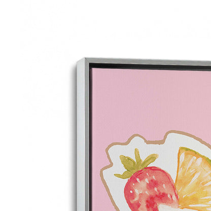 [Color:Polished Chrome], Picture of art in a Polished Chrome frame at an angle