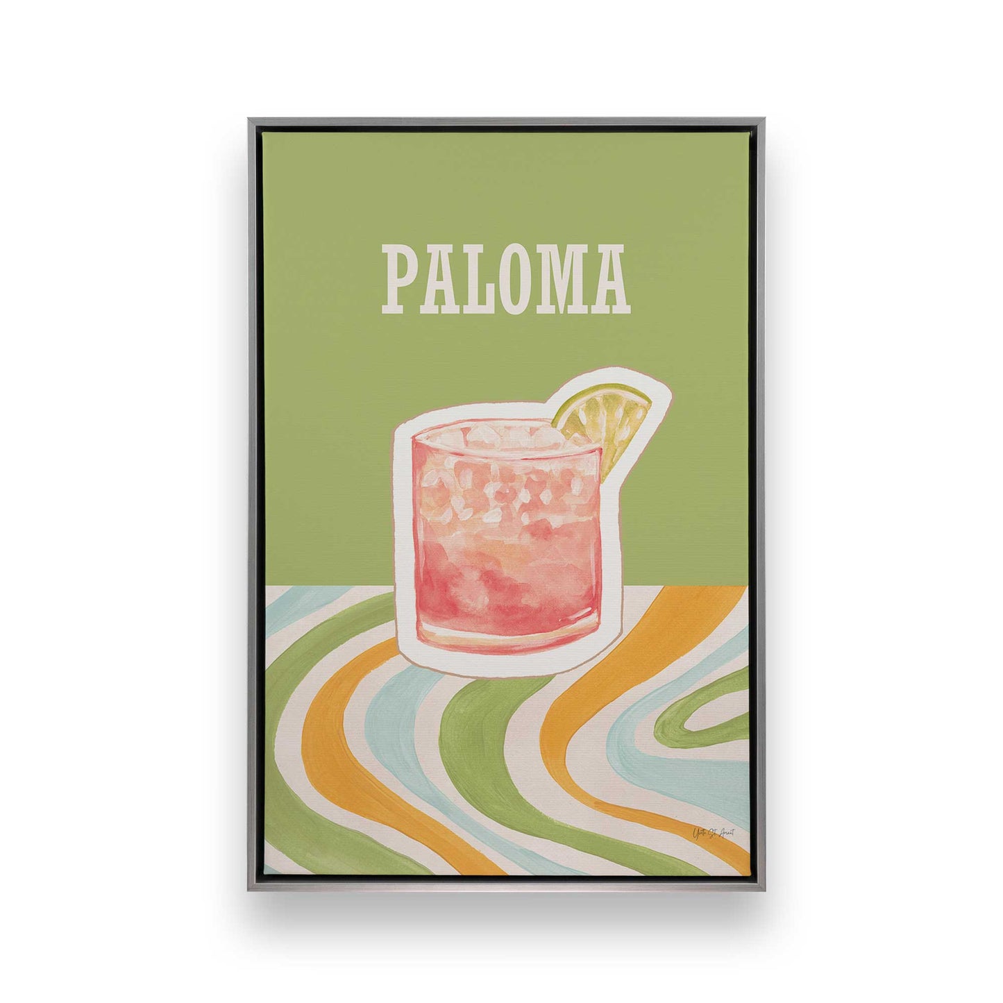 [Color:Polished Chrome], Picture of art in a Polished Chrome frame