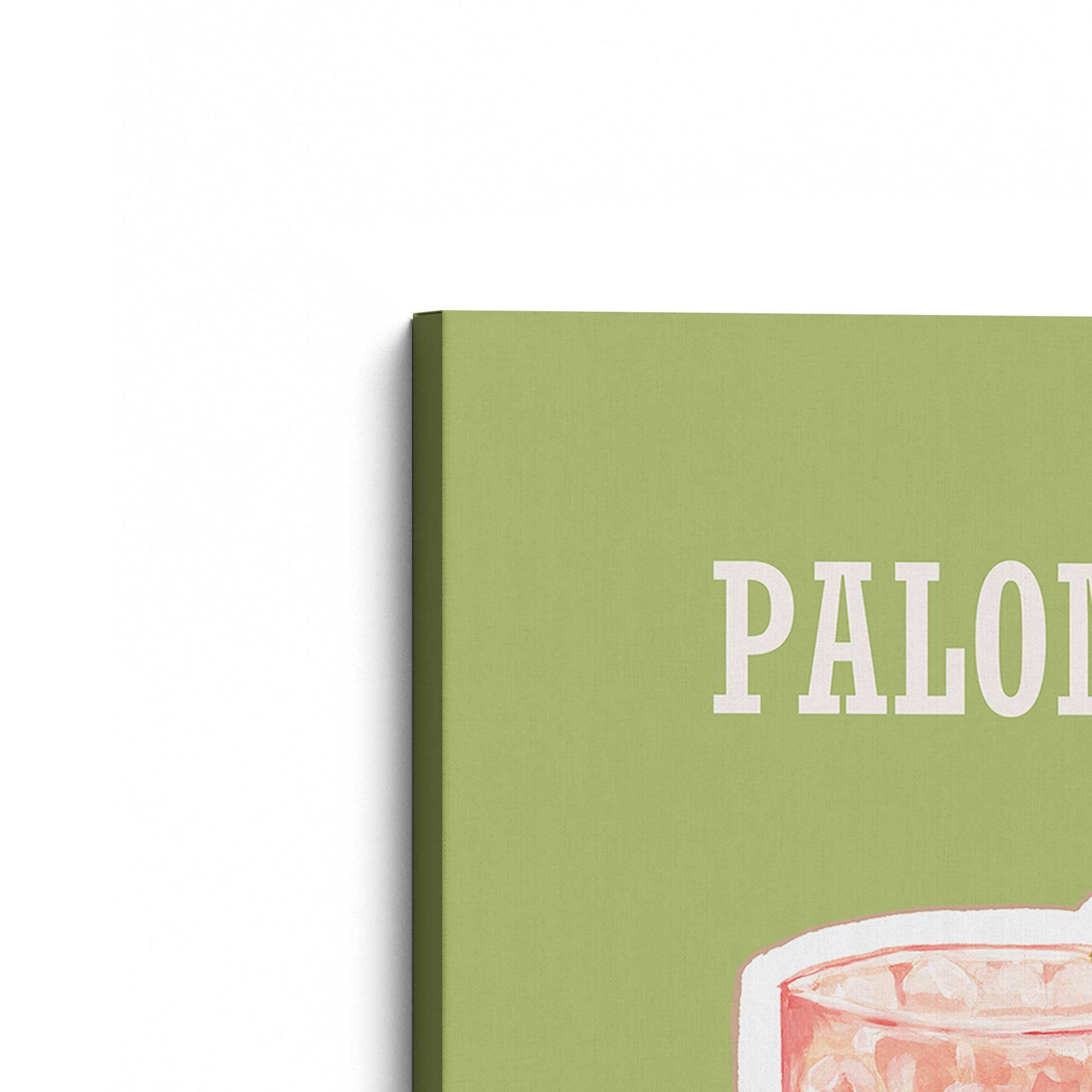 [Color:Stretched Canvas], Picture of the corner of the art