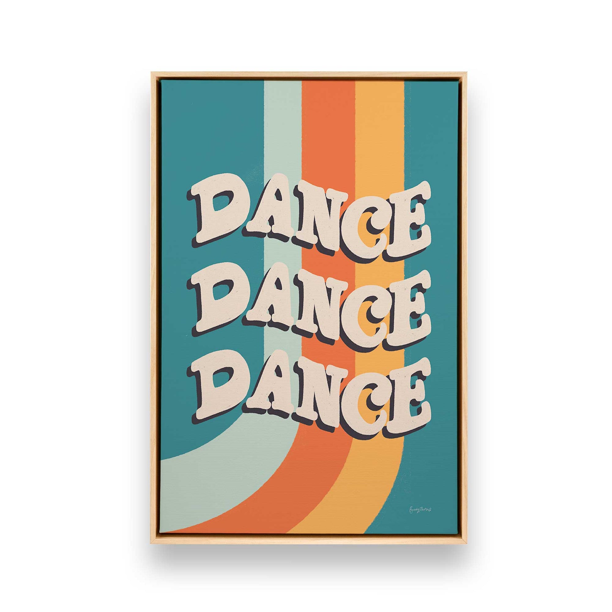 [Color:American Maple], Picture of art in a American Maple frame