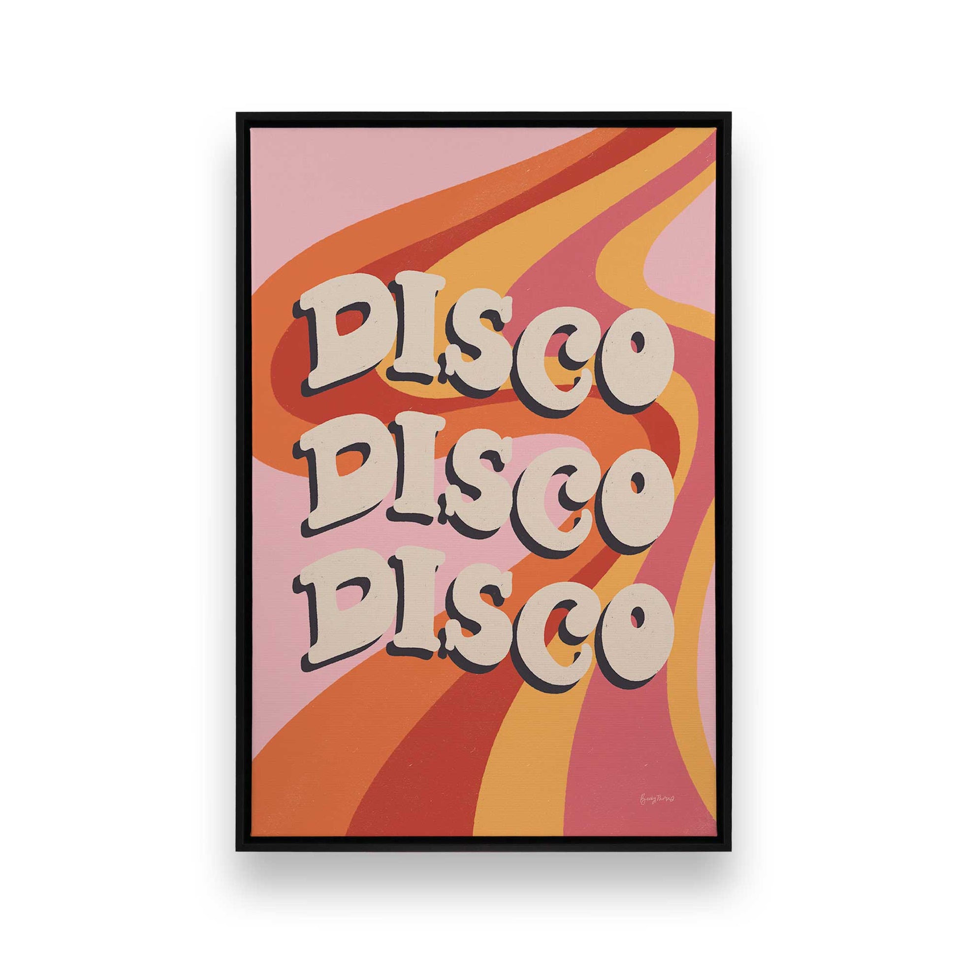 [Color:Satin Black], Picture of art in a Satin Black frame