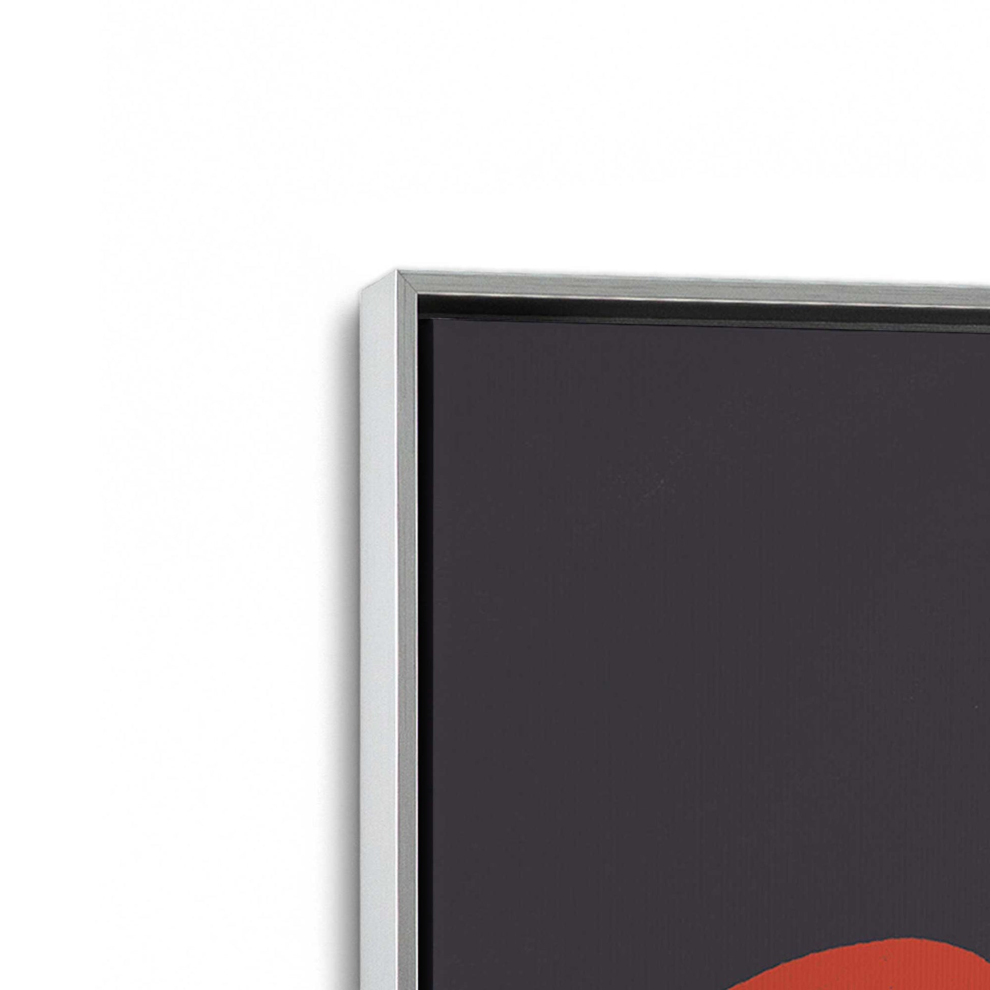 [Color:Polished Chrome], Picture of art in a Polished Chrome frame at an angle