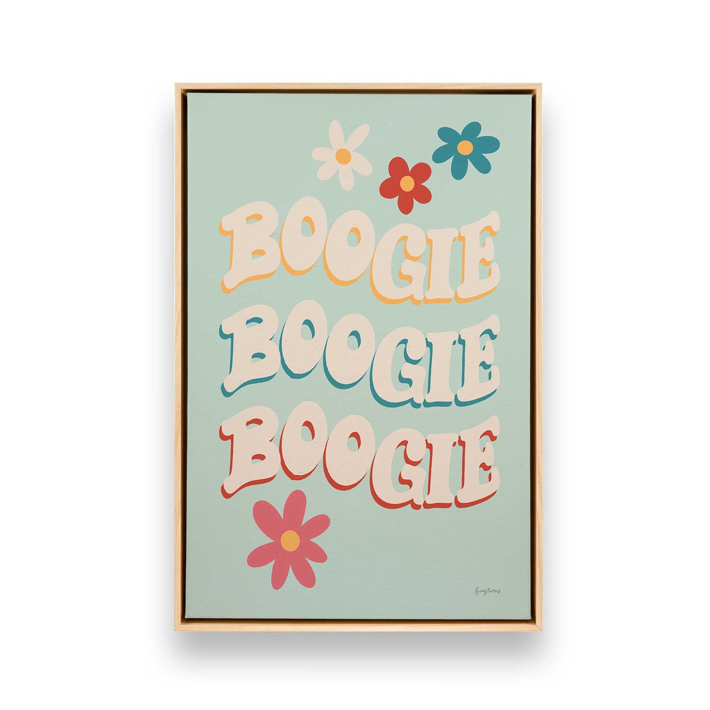 [Color:American Maple], Picture of art in a American Maple frame