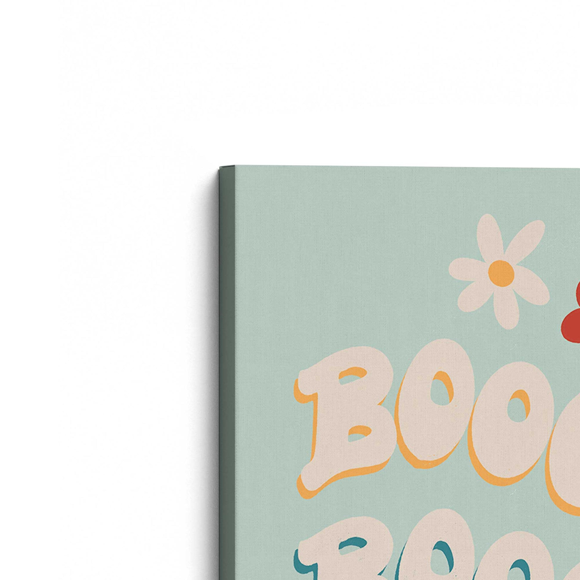 [Color:Stretched Canvas], Picture of the corner of the art