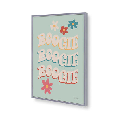 [Color:Polished Chrome], Picture of art in a Polished Chrome frame of the corner