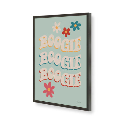 [Color:Satin Black], Picture of art in a Satin Black frame of the corner