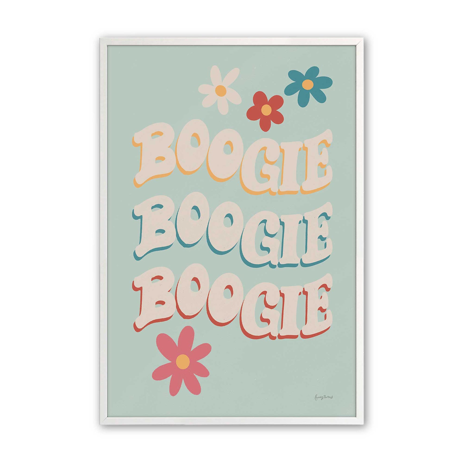 [Color:Opaque White], Picture of art in a Opaque White frame