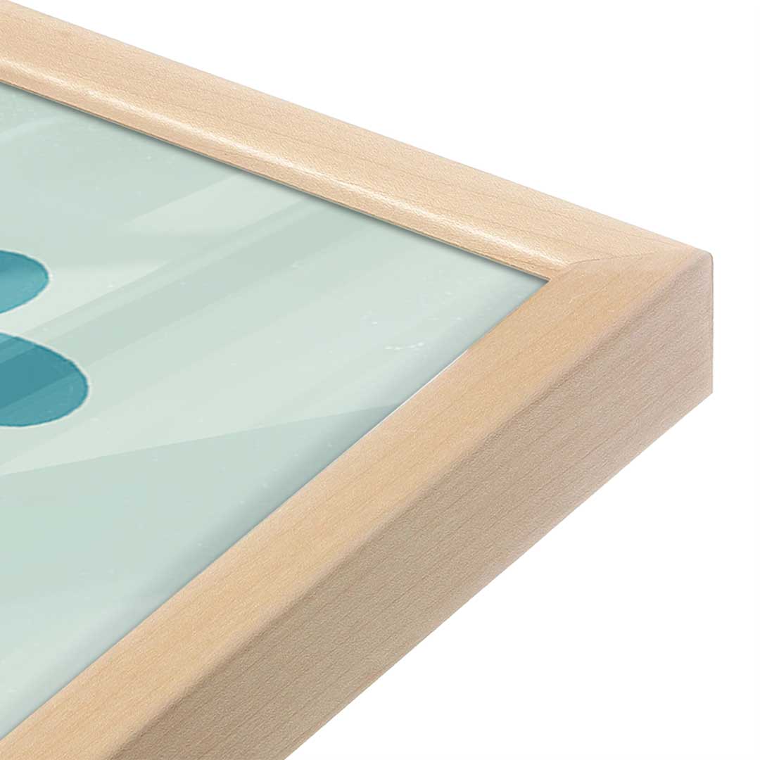 [Color:Raw Maple], Picture of art in a Raw Maple frame at an angle