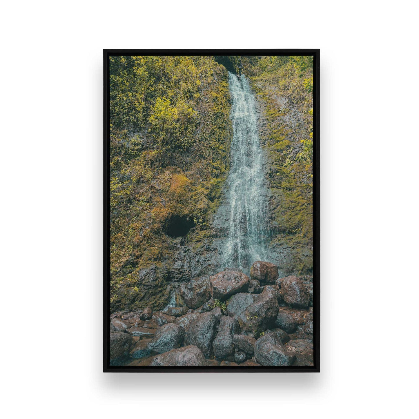 [Color:Satin Black], Picture of art in a Satin Black frame