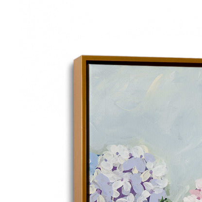 [Color:Polished Gold], Picture of art in a Polished Gold frame at an angle