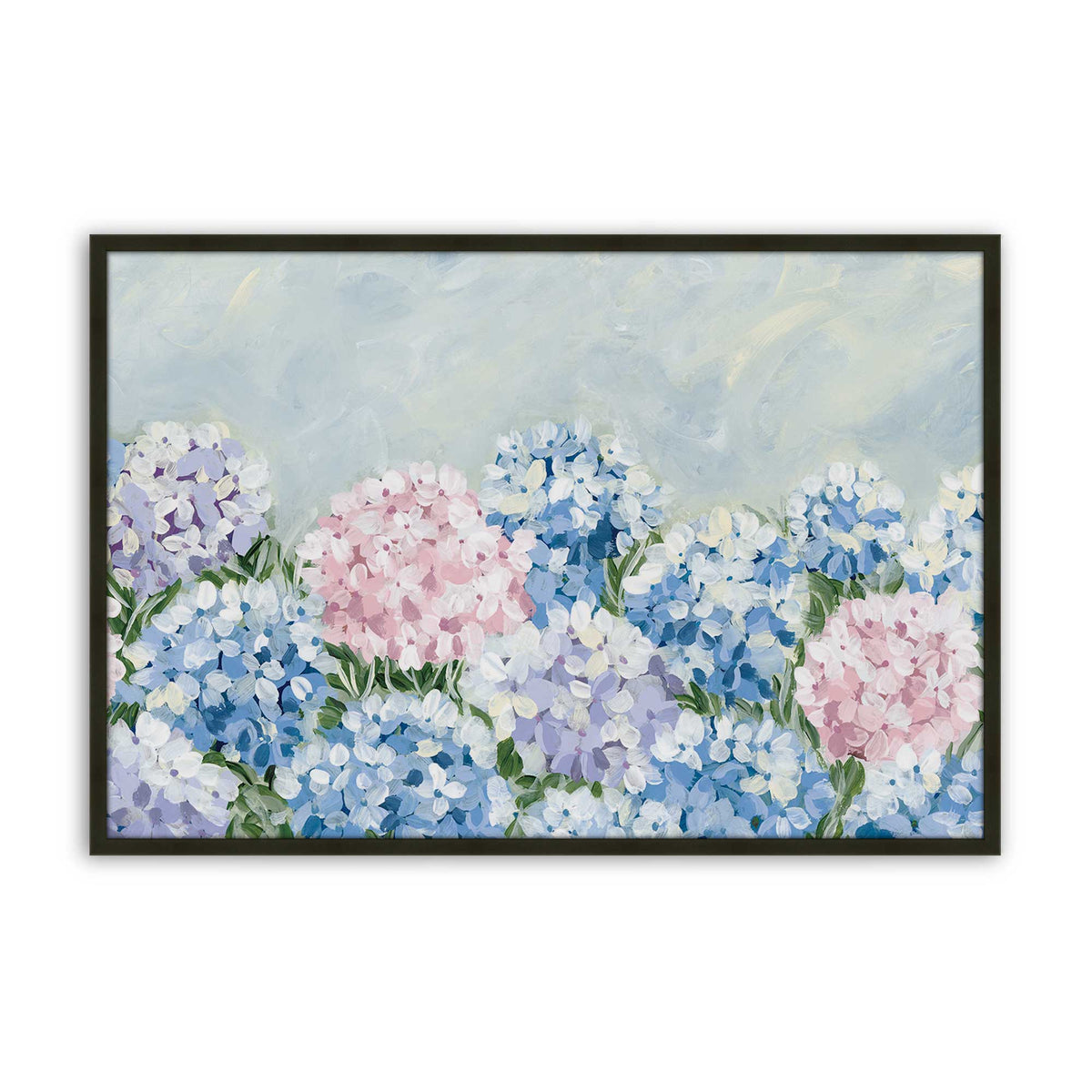 [Color:Satin Black], Picture of art in a Satin Black frame