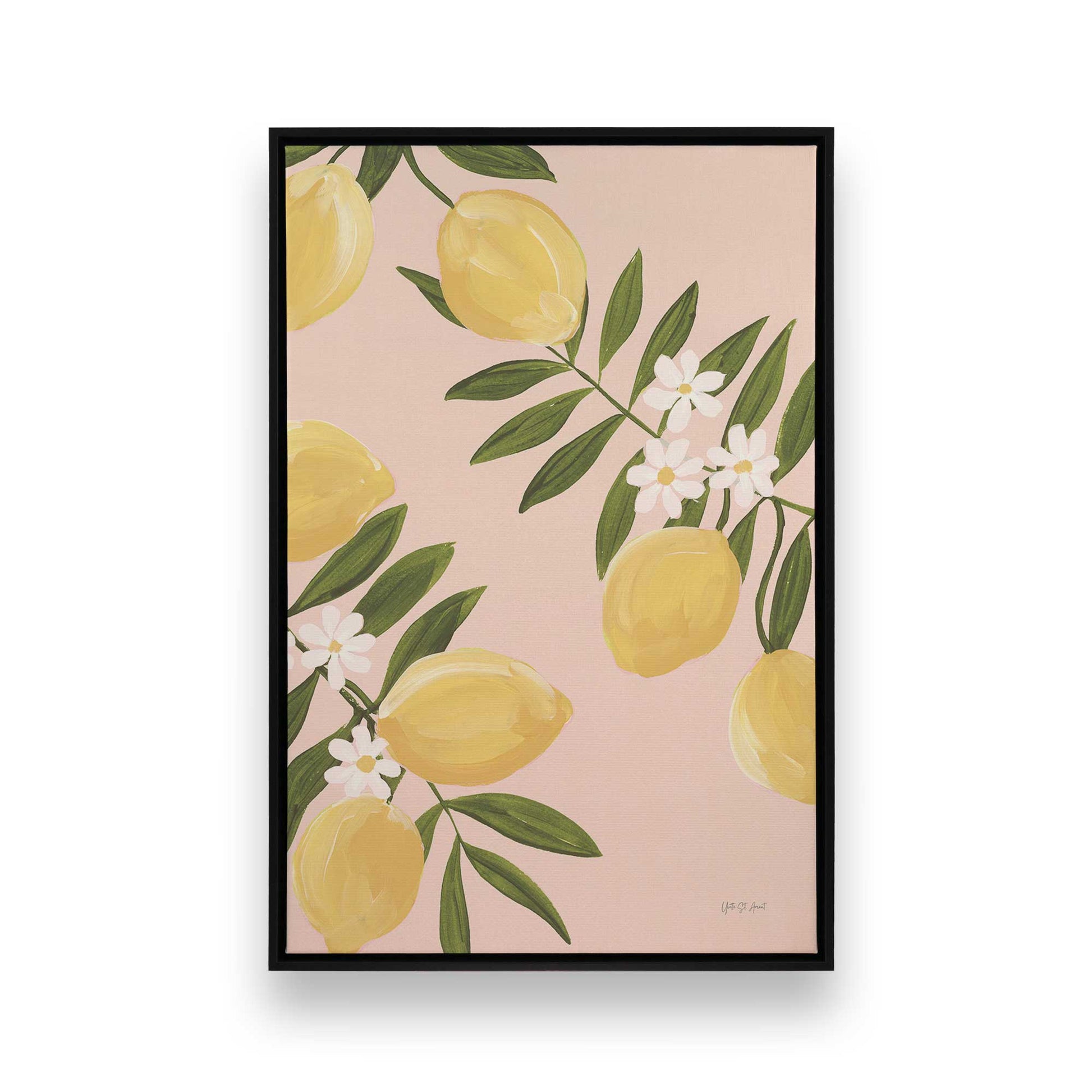 [Color:Satin Black], Picture of art in a Satin Black frame